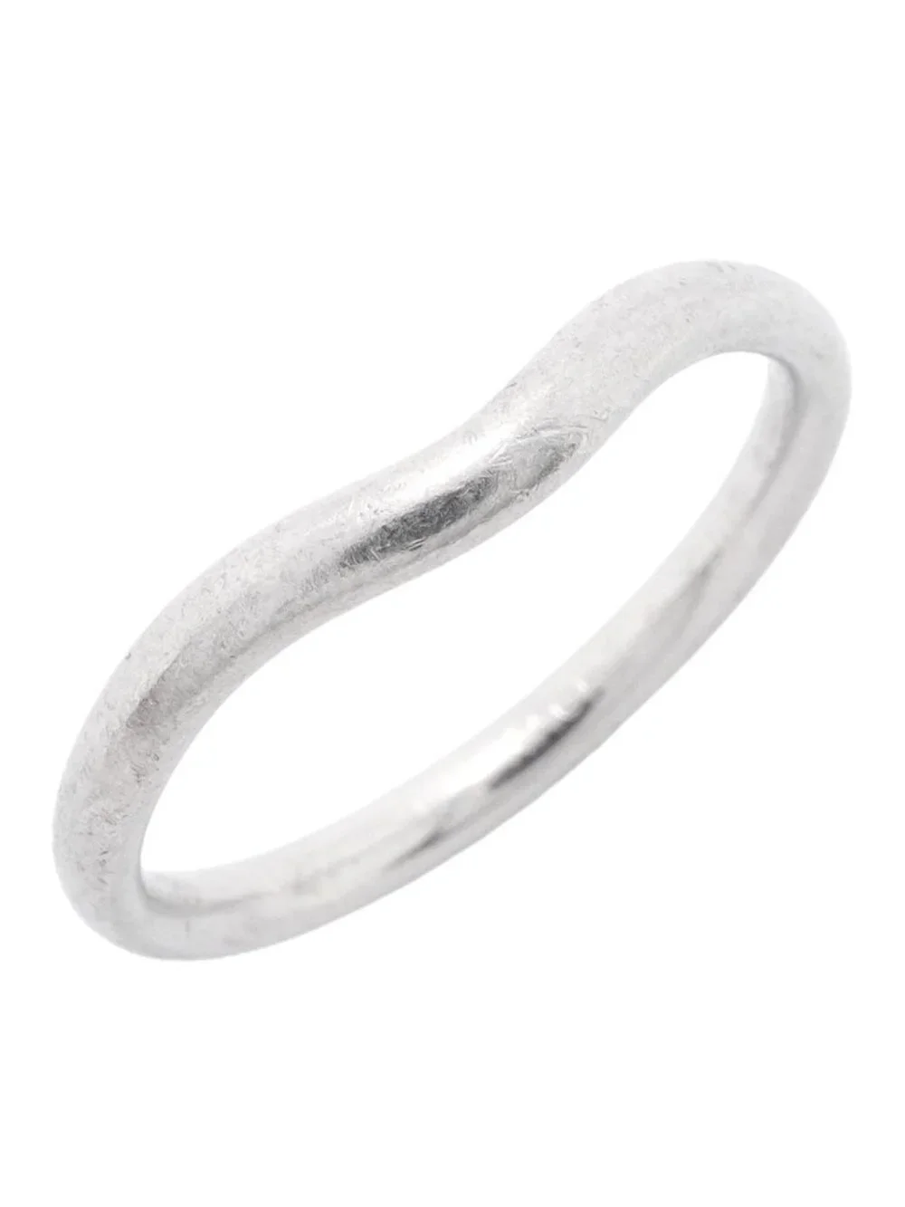 Tiffany & Co Ring Curved Band Platinum